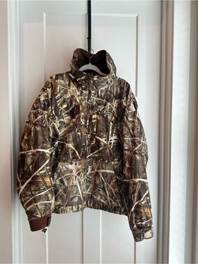 Drake Realtree-Style Brown & Green Camo Performance Jacket